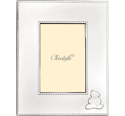 Christofle (クリストフル) チャーリーベア　フォトフレーム Silver plated Charlie Bear picture frame - for 10 x 15 cm photos